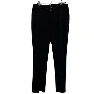 NYCC Careerwear Pants with Gold Buckle Detail